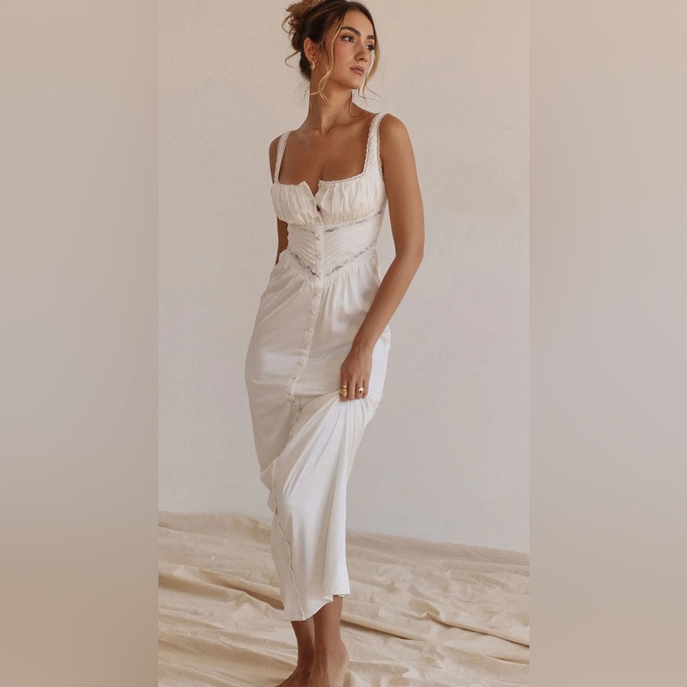 NWOT House of CB Illiana dress size xl silk